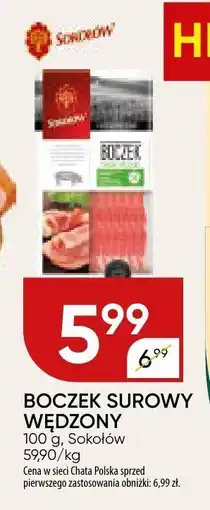 Chata Polska Boczek surowy wędzony Sokołów oferta