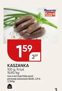 Chata Polska Kaszanka Krzyś oferta