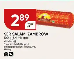 Chata Polska Ser salami Zambrów SM Mlekpol oferta