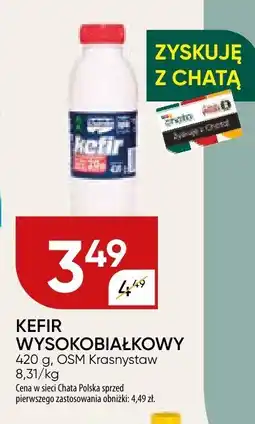 Chata Polska Kefir wysokobiałkowy OSM Krasnystaw oferta