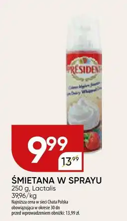 Chata Polska Śmietana w sprayu Lactalis oferta