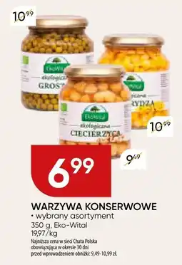 Chata Polska Warzywa konserwowe Eko-Wital oferta