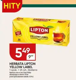 Chata Polska Herbata Lipton Yellow Label oferta