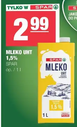 Spar Mleko UHT 1,5% SPAR oferta