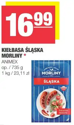 Spar Kiełbasa śląska Morliny Animex oferta