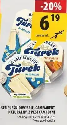Arhelan Ser pleśniowy brie, camembert naturalny, z pestkami dyni Turek oferta