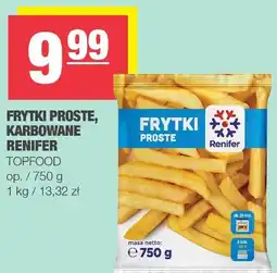 Spar Frytki proste, karbowane Renifer Topfood oferta