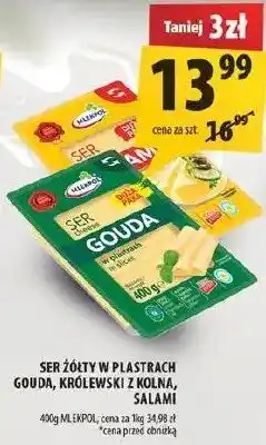 Arhelan Ser żółty w plastrach Gouda, Królewski z kolną, Salami Arhelan oferta