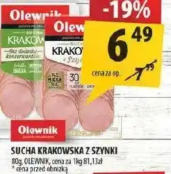 Arhelan Sucha krakowska z szynki Olewnik oferta