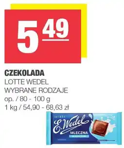 Spar Czekolada Lotte Wedel oferta