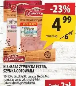 Arhelan Kiełbasa żywiecka extra, szynka gotowana Balcerzak oferta