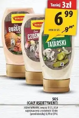 Arhelan Sos tatarski, burger, czosnkowy Winiary oferta