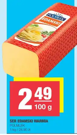 Spar Ser edamski Warmia Polmlek oferta