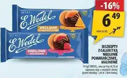 Arhelan Biszkopty z galaretką Wedlowe pomarańczowe, malinowe E.Wedel oferta