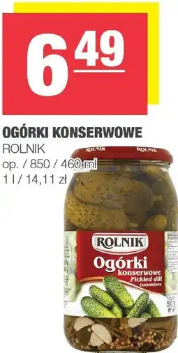 Spar Ogórki konserwowe Rolnik oferta