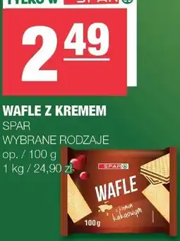 Spar Wafle z kremem SPAR oferta