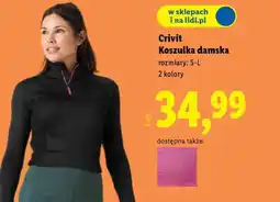 Lidl Crivit Koszulka damska oferta