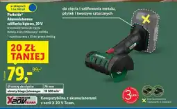 Lidl Parkside Akumulatorowa szlifierka kątowa 20 V oferta