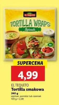 Lidl EL TEQUITO Tortilla smakowa oferta