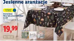 Lidl Livarno home Obrus lub zestaw z bieżników na stół oferta