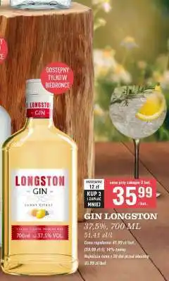 Biedronka GIN LONGSTON oferta