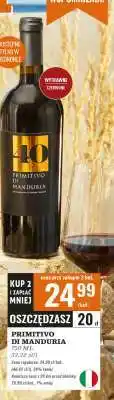 Biedronka PRIMITIVO DI MANDURIA oferta