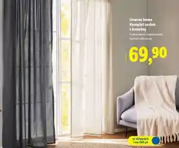 Lidl Livarno home Komplet zasłon z bawełną oferta