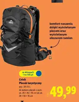 Lidl Crivit Plecak turystyczny oferta