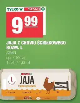 Spar Jajka z chowu ściółkowego L SPAR oferta