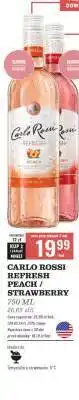 Biedronka CARLO ROSSI REFRESH PEACH / STRAWBERRY oferta