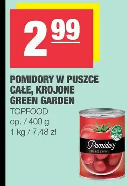 Spar Pomidory w puszce całe, krojone Green Garden oferta