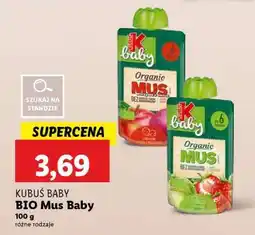 Lidl Kubuś Baby BIO Mus Baby oferta