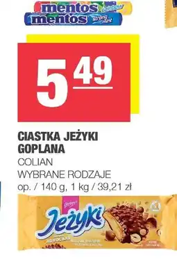 Spar Ciastka Jeżyki Goplana COLIAN oferta