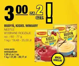 Spar Budyń, kisiel Winiary Nestle oferta