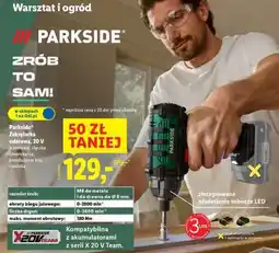 Lidl Parkside Zakrętarka udarowa, 20 V oferta