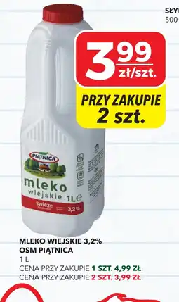 Top Market Mleko Wiejskie 3,2% OSM Piątnica oferta