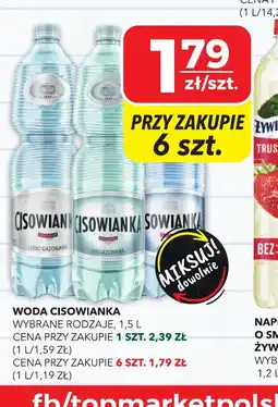 Top Market Woda Cisowianka oferta