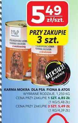 Top Market Karma mokra dla psa Fiona & Atos oferta