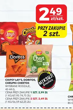 Top Market Chipsy Lay's, Doritos, Chrupki Cheetos oferta