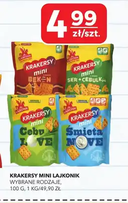 Top Market Krakersy mini Lajkonik oferta