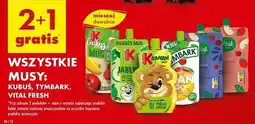 Biedronka Mus jabłko-wiśnia-truskawka Vital Fresh oferta