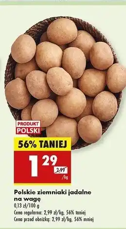 Biedronka Ziemniaki polskie oferta
