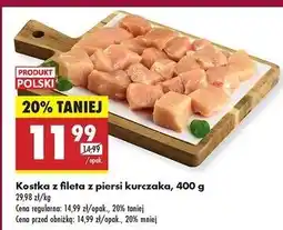 Biedronka Kostka z fileta piersi kurczaka Kraina Mięs oferta