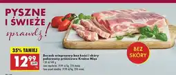 Biedronka Boczek wieprzowy bez żeber i skóry Kraina Mięs oferta