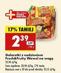 Biedronka Galaretki Wawel Fresh & Fruity oferta