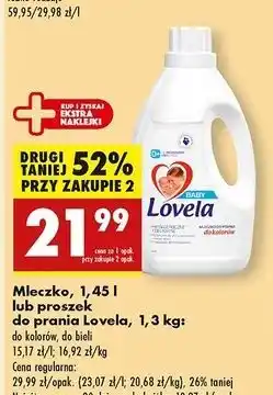 Biedronka Proszek do prania bieli Lovela Baby oferta