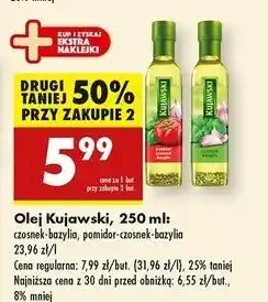 Biedronka Olej pomidor czosnek bazylia Kujawski Ze Smakiem oferta