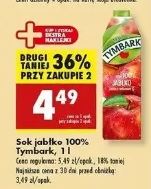 Biedronka Sok jabłkowy Tymbark oferta