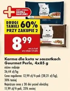 Biedronka Karma dla kota chef's recipes Purina Gourmet A La Carte oferta