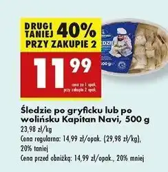 Biedronka Śledzie po wolińsku Kapitan Navi oferta